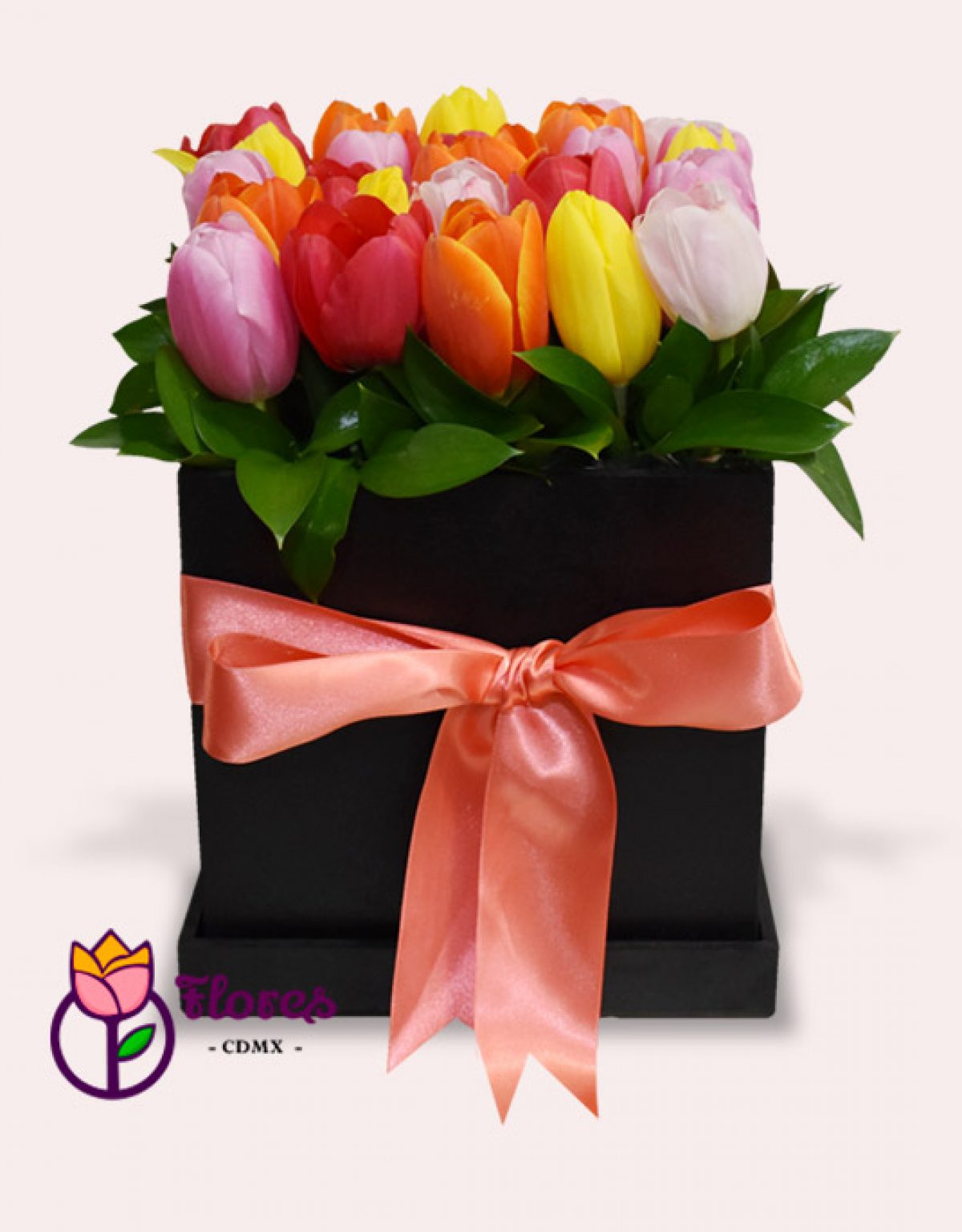 Tulipanes en Caja Archivos - Flores a Domicilio CDMX